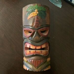 Tiki head wall art